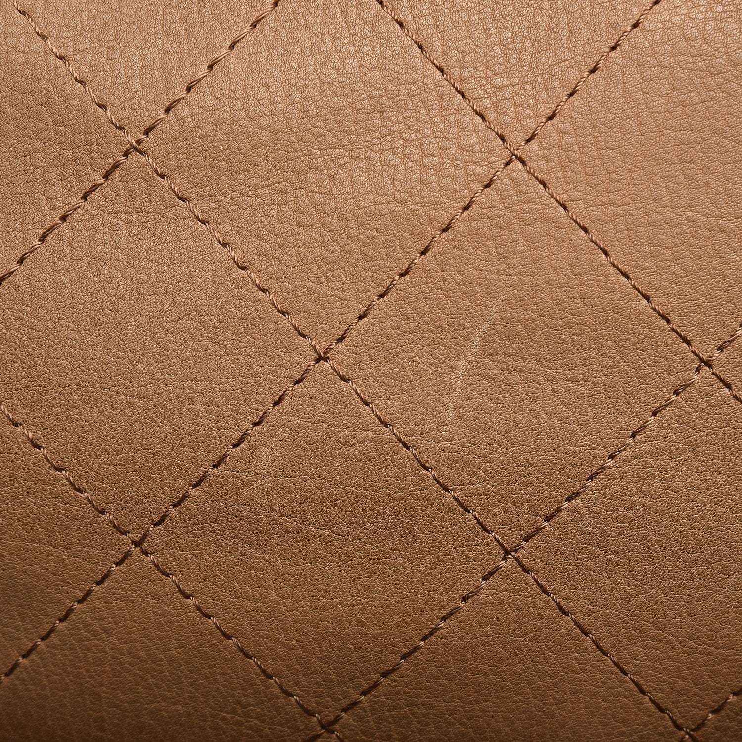 Chanel Calfskin Stitched Double Zip Hobo Beige 17 of 17