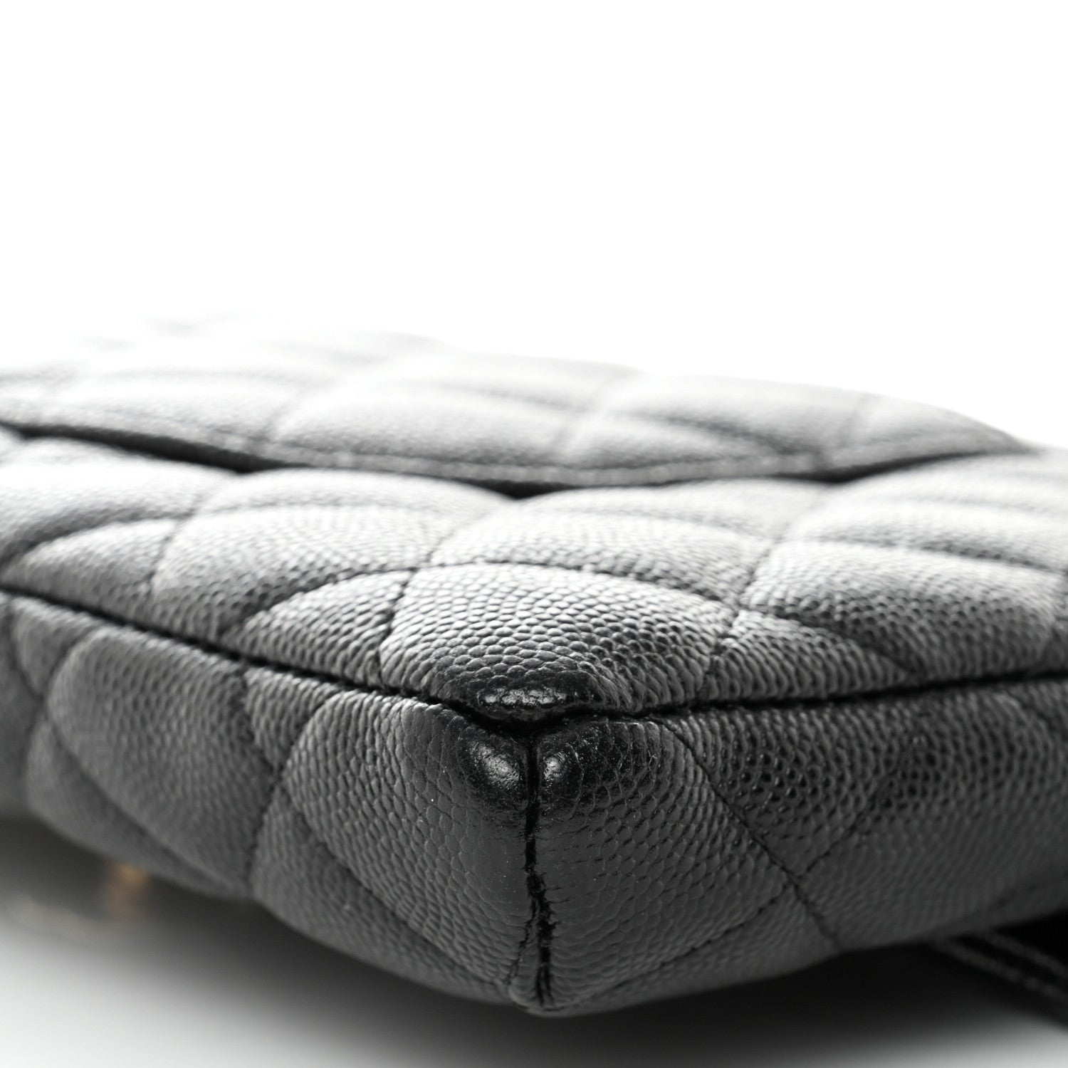Chanel Caviar Quilted Flap Clutch Black 8 of 11