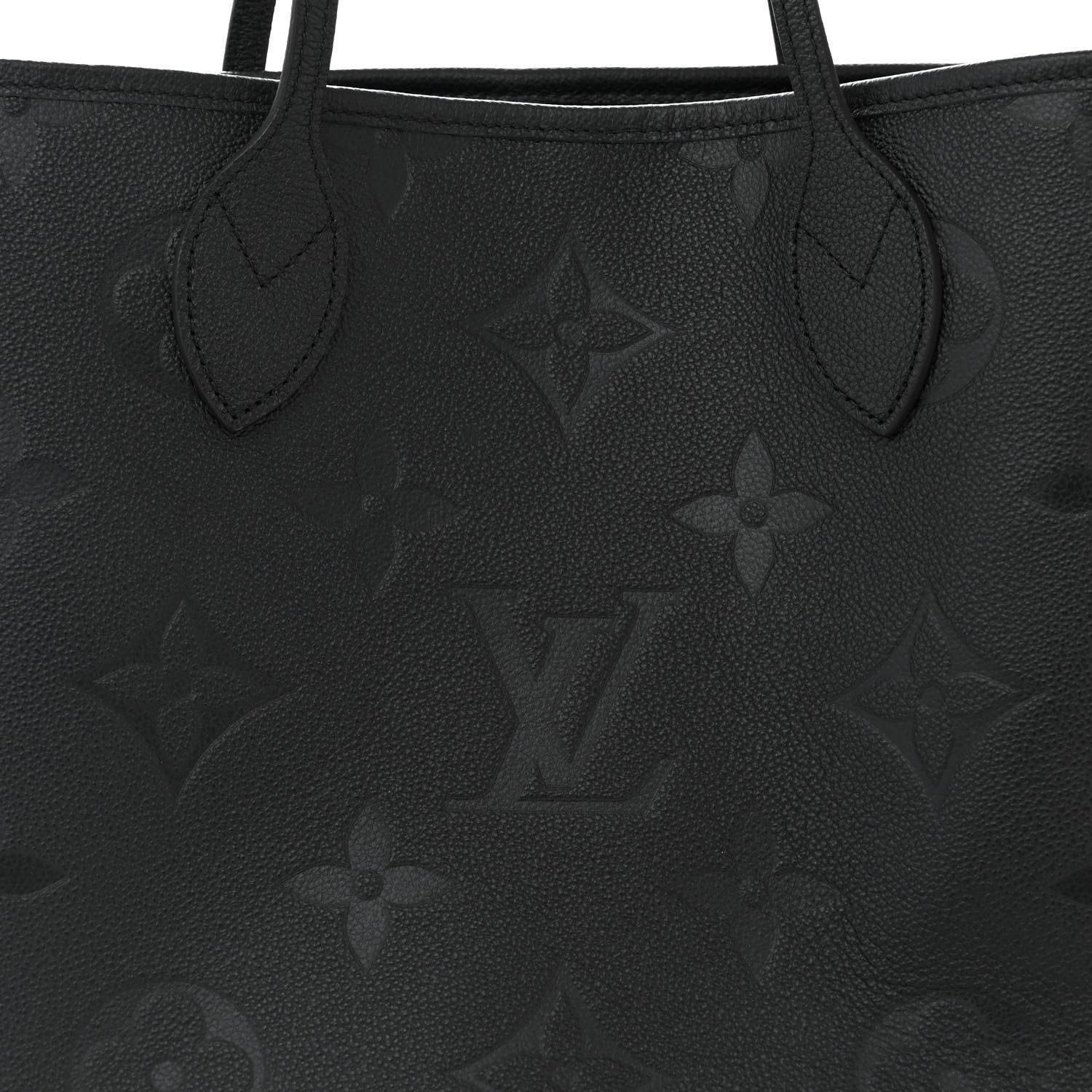 Louis Vuitton Empreinte Monogram Giant Neverfull MM Black 8 of 10