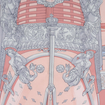 Hermes Silk Vue Du Carosse De La Galere La Reale Scarf 90 1 of 7