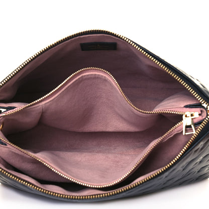 Louis Vuitton Lambskin Embossed Monogram Coussin PM Black 9 of 12
