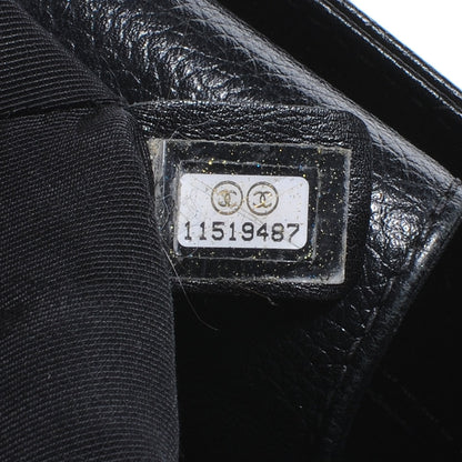 Chanel Calfskin Cerf Shopper Tote Black 9 of 9