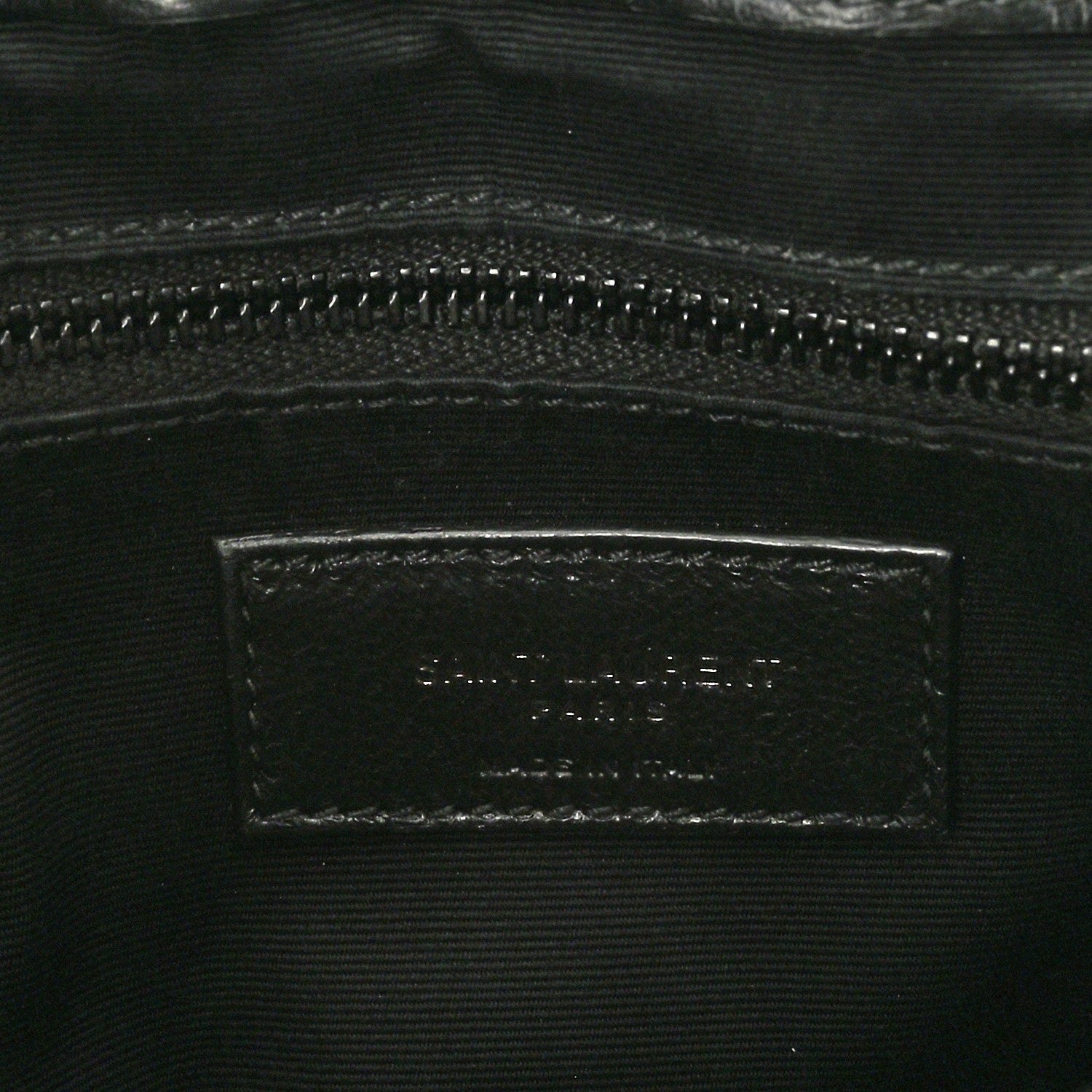 Saint Laurent Calfskin Y Quilted Monogram Monochrome Medium Loulou Chain Satchel Black 6 of 11