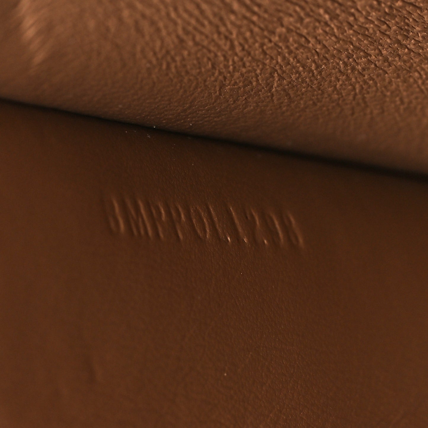 Calfskin Small TB Envelope Clutch Bag Malt Brown
