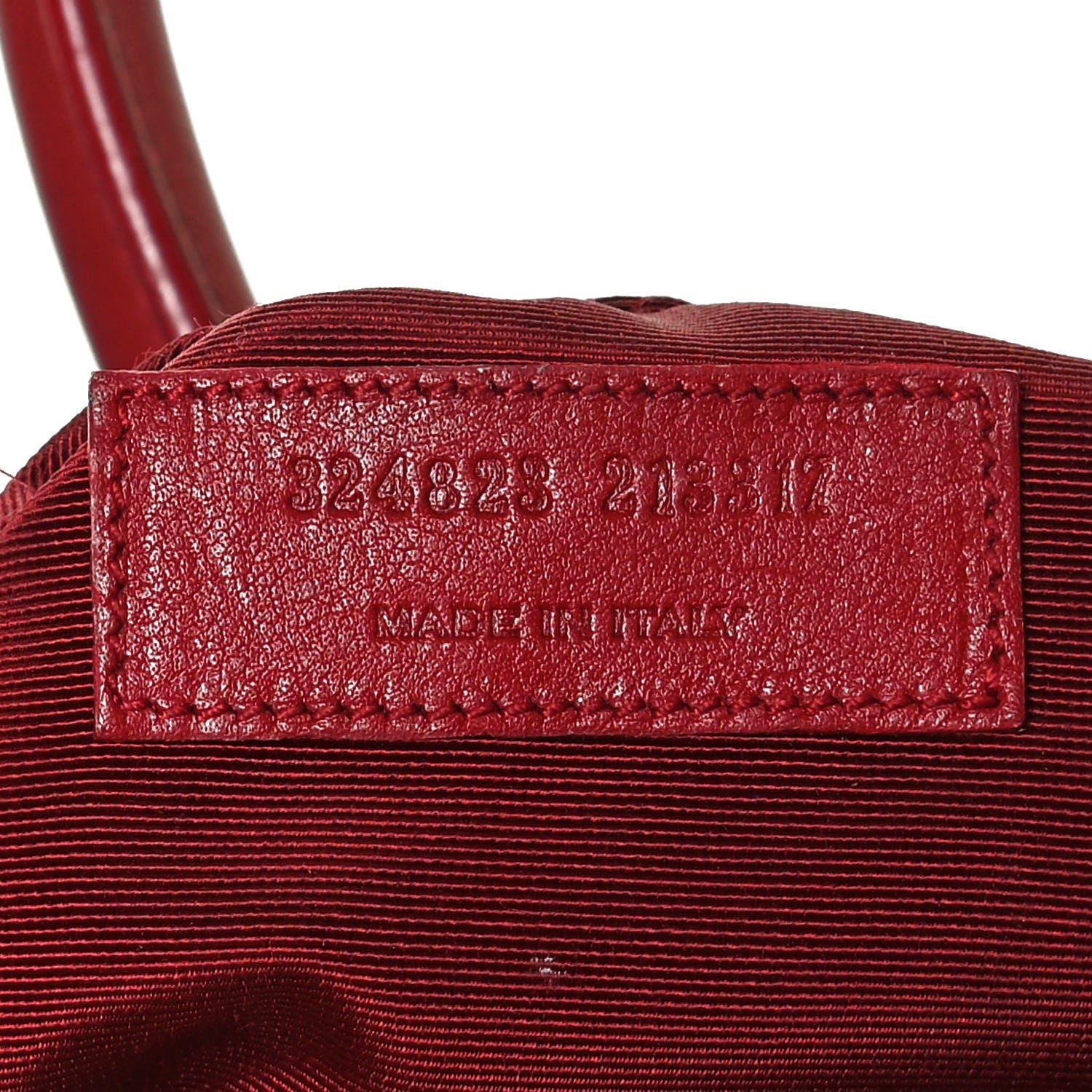 Saint Laurent Calfskin Small Sac De Jour Lipstick Red 7 of 16