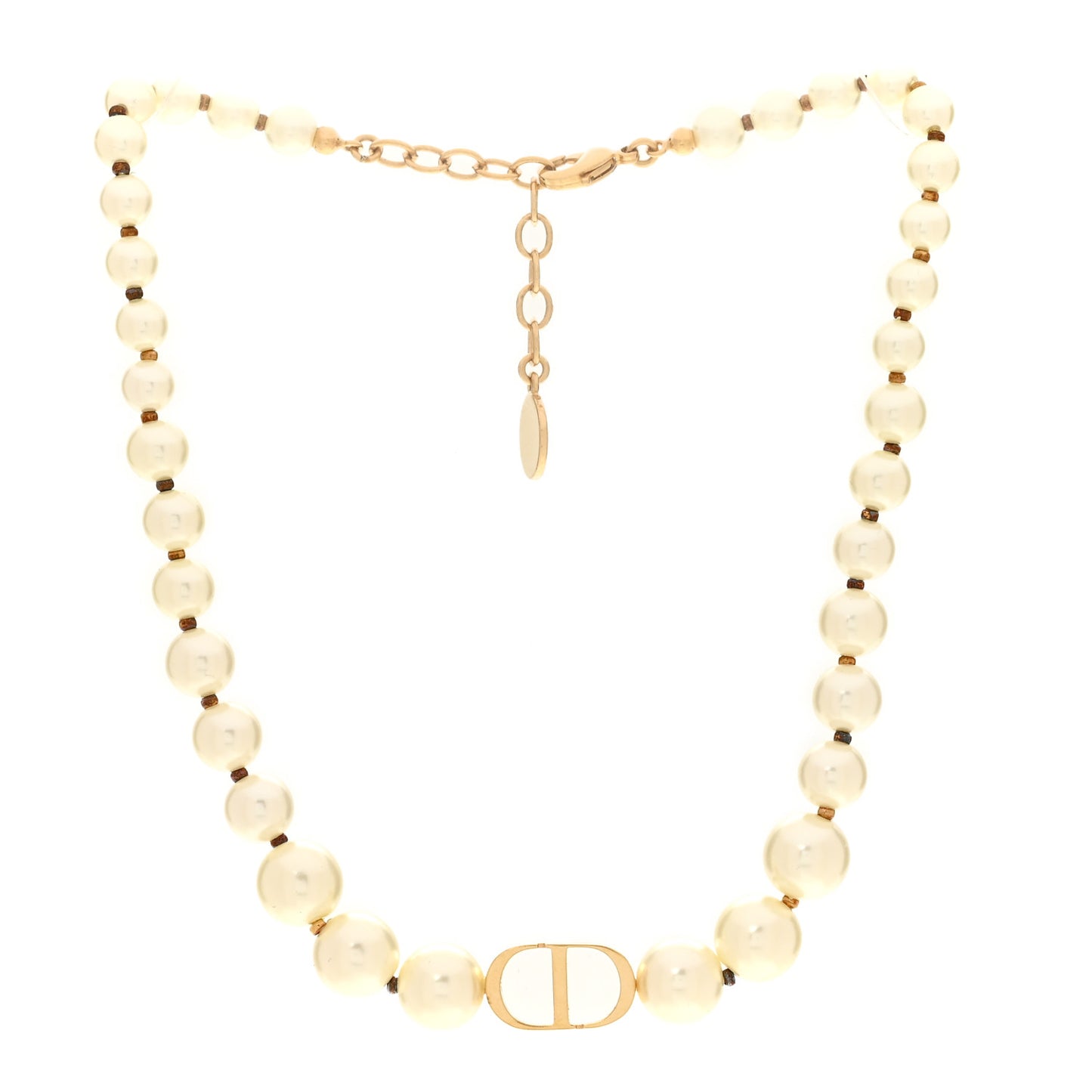 Pearl 30 Montaigne Choker Necklace Gold