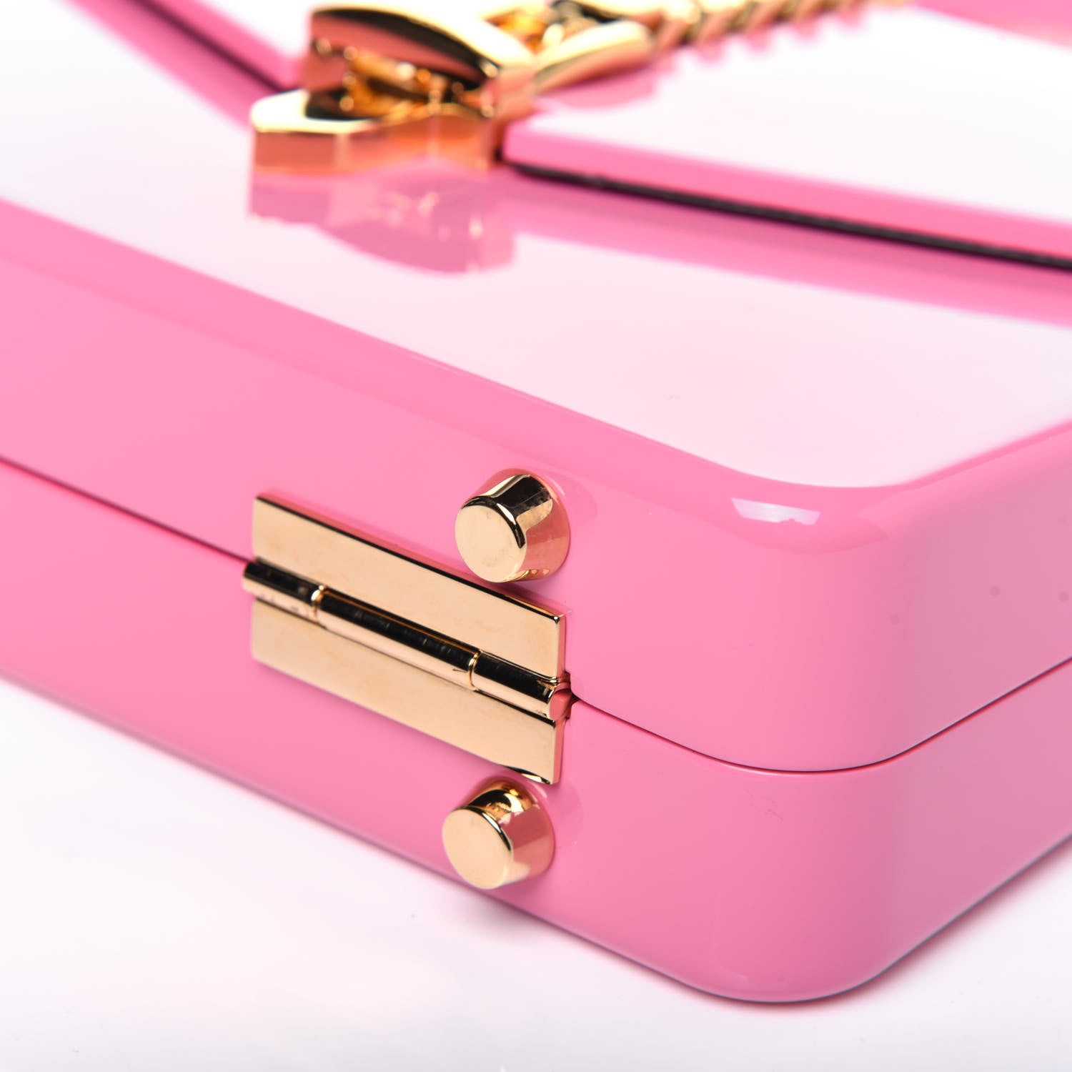 Gucci Plexiglass Mini Sylvie 1969 Top Handle Bag Pink 14 of 16