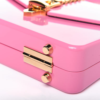 Gucci Plexiglass Mini Sylvie 1969 Top Handle Bag Pink 14 of 16