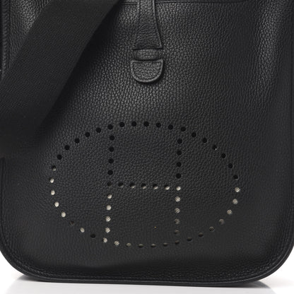 Hermes Taurillon Clemence Evelyne III PM Black 10 of 10