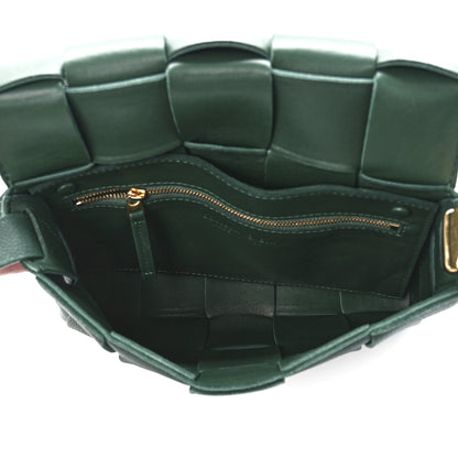 Bottega Veneta Grained Calfskin Maxi Intrecciato Cassette Crossbody Bag Raintree Green 5 of 12