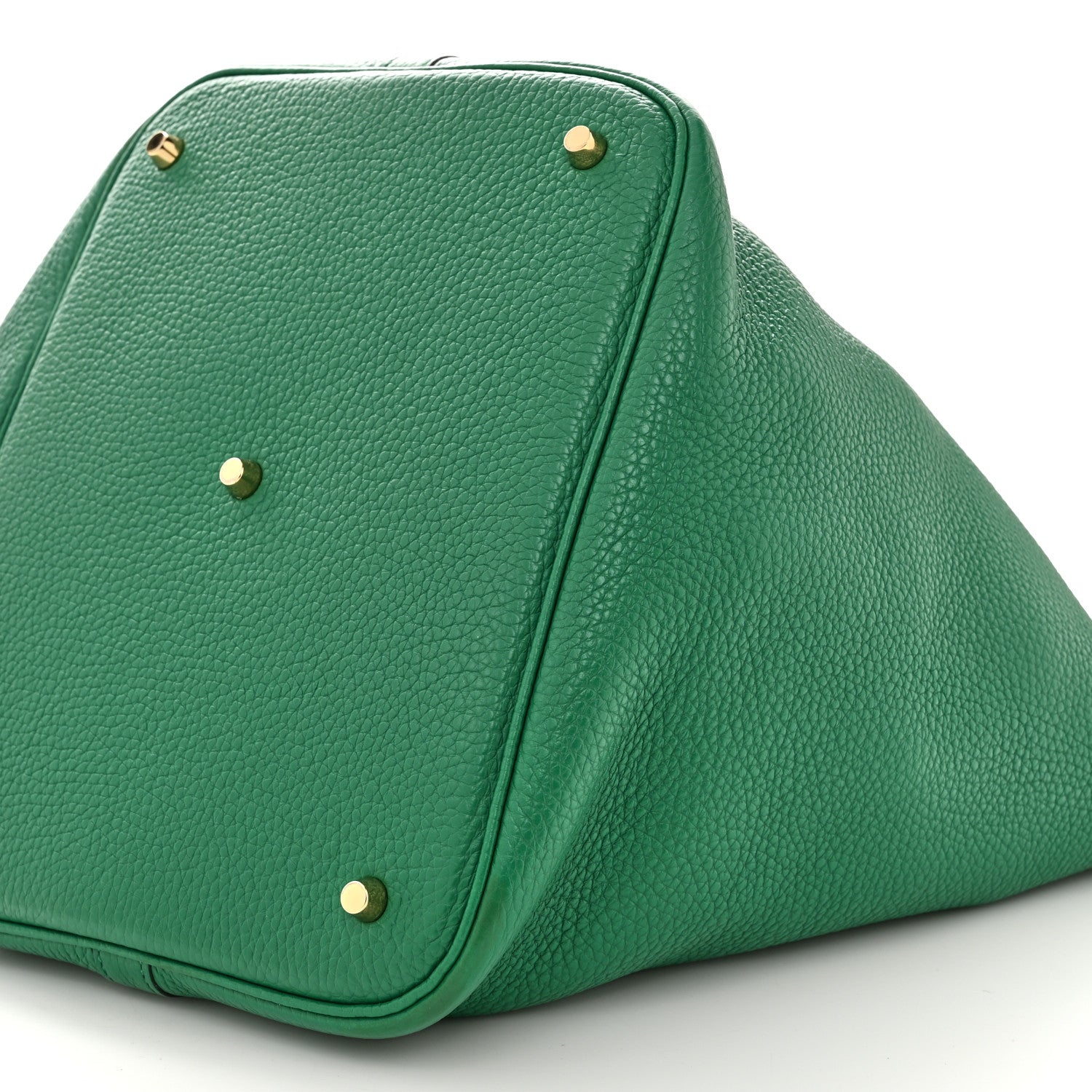 Hermes Taurillon Clemence Picotin Lock 22 MM Vert Vertigo 10 of 10