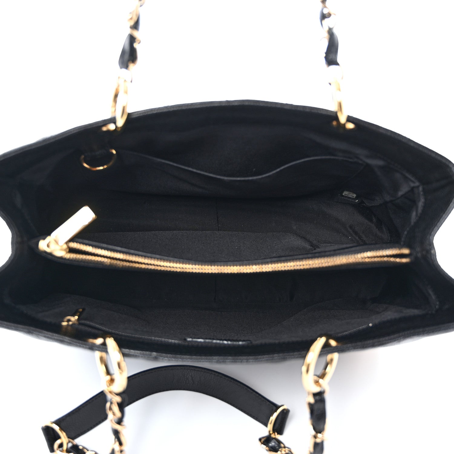 Chanel Caviar Quilted Grand Shopping Tote GST Black 5 of 10