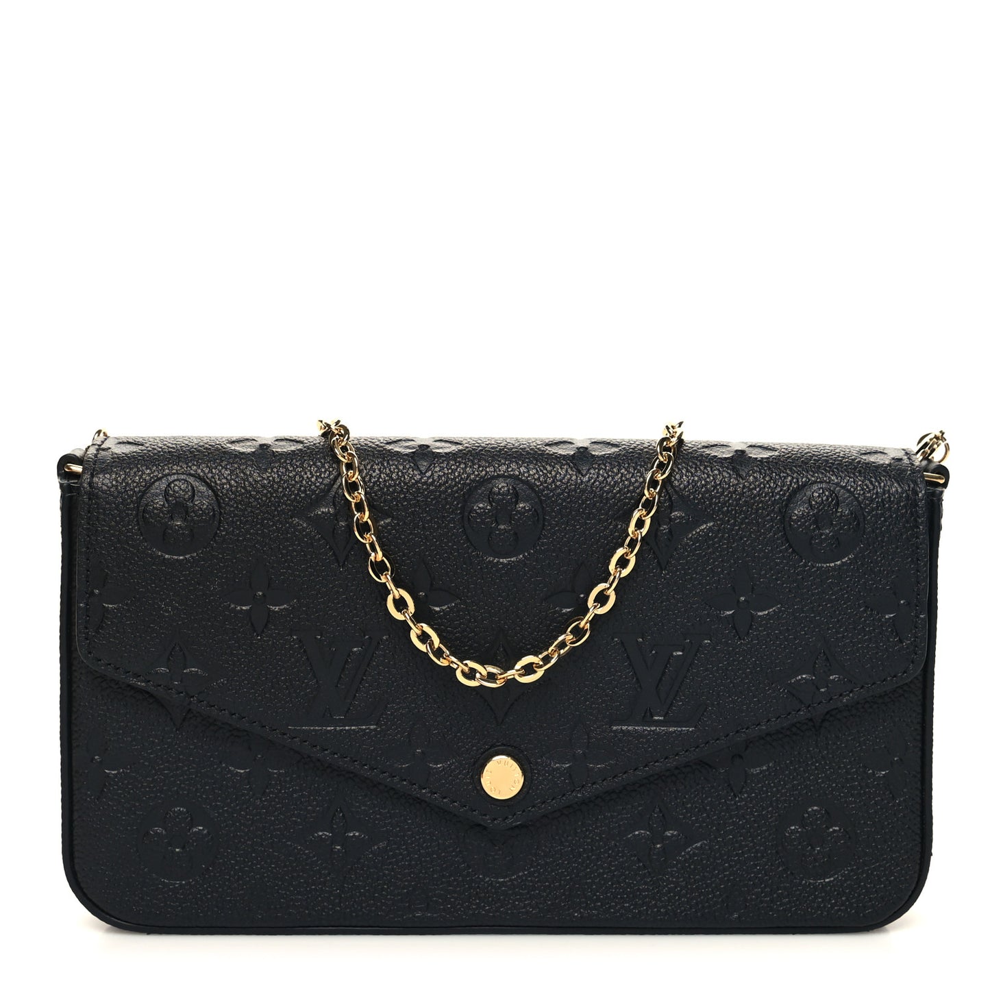Empreinte Pochette Felicie Chain Wallet Black