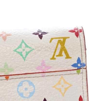 Louis Vuitton Monogram Multicolor Sarah Wallet NM White Litchi 9 of 12