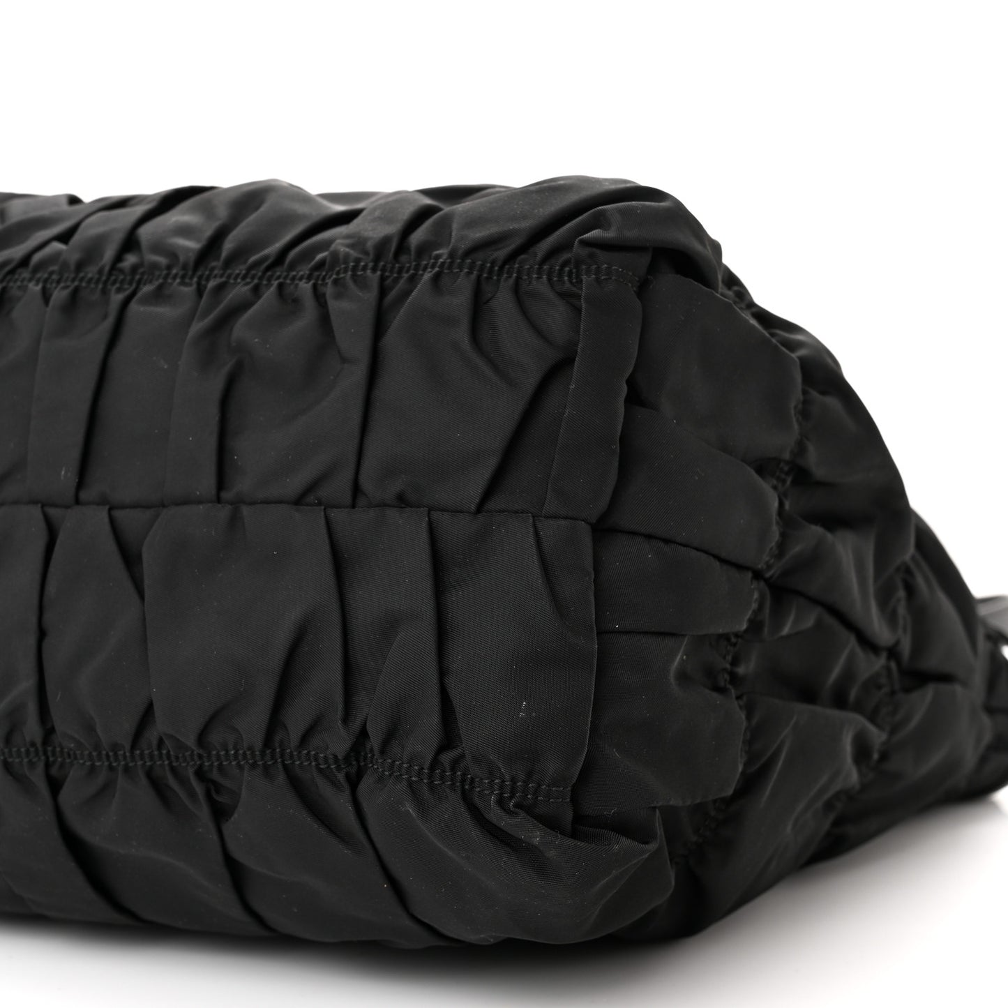 Tessuto Nylon Gaufre Tote Black
