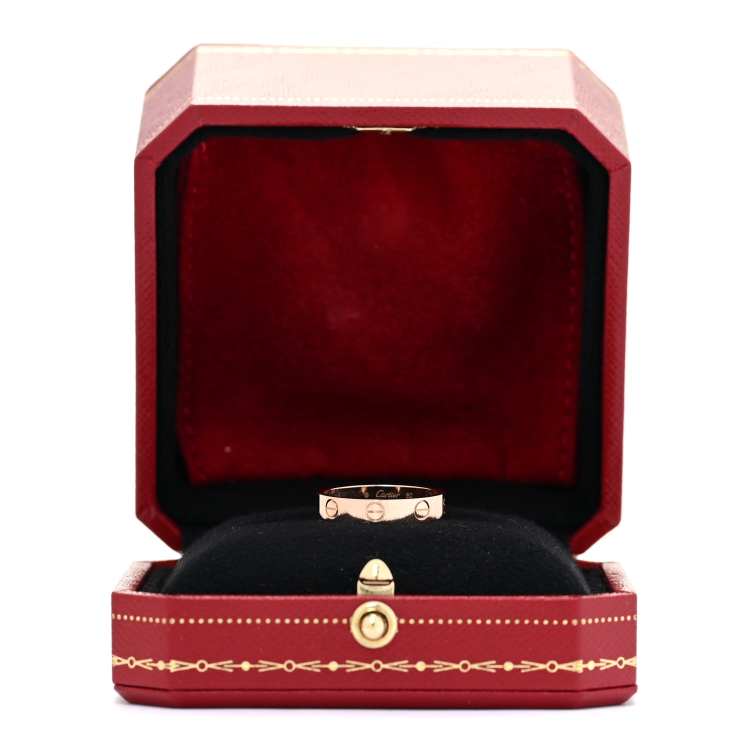 Cartier 18K Yellow Gold 3.5mm LOVE Wedding Band Ring 52 6 5 of 5