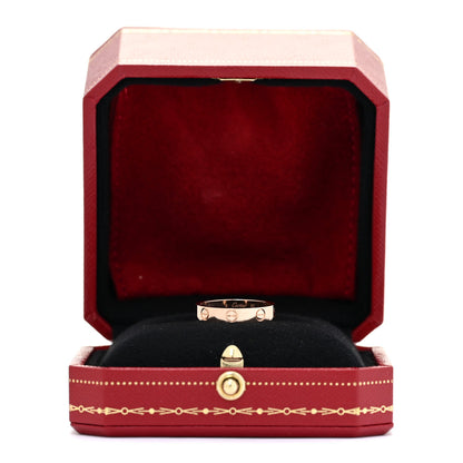 Cartier 18K Yellow Gold 3.5mm LOVE Wedding Band Ring 52 6 5 of 5