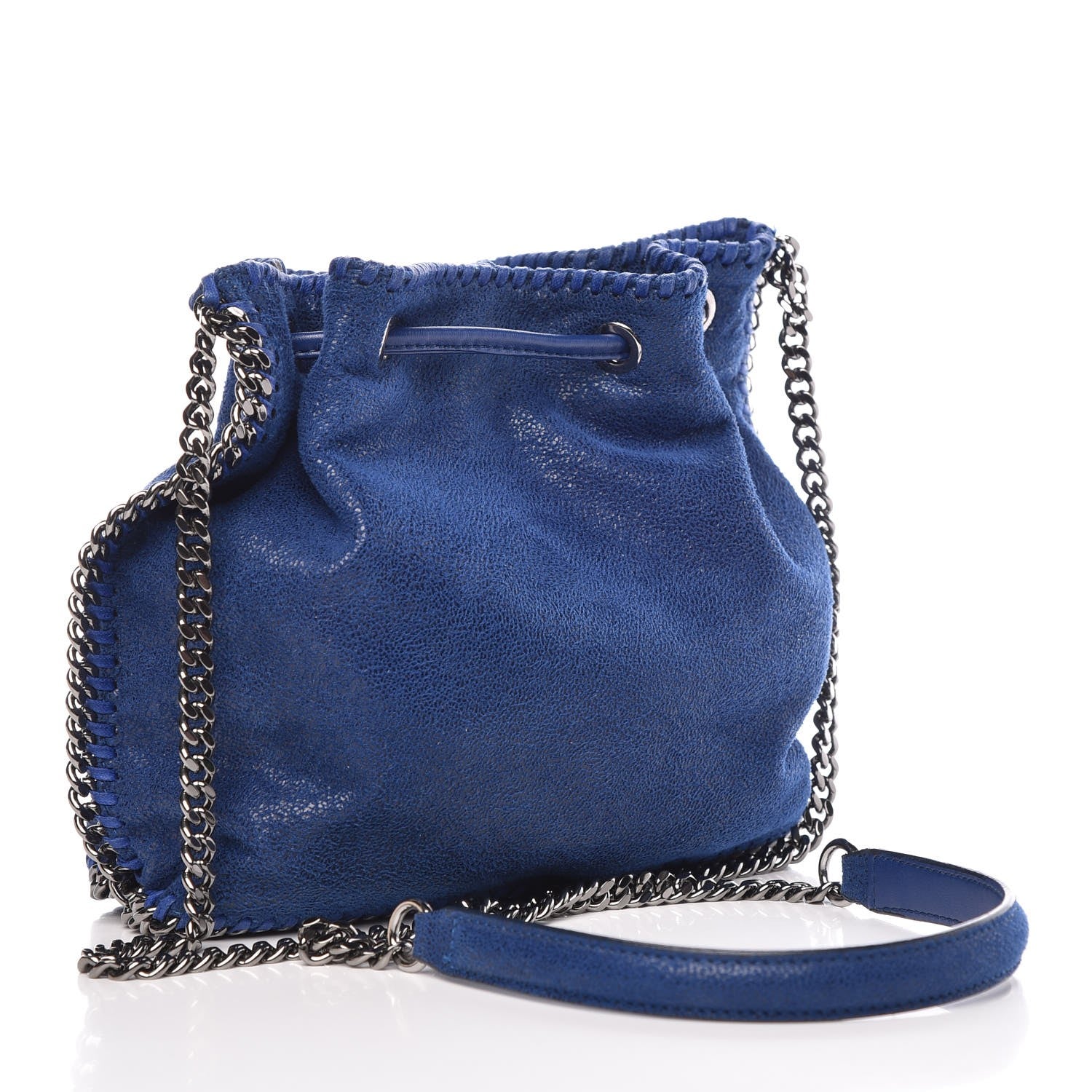 Stella McCartney Shaggy Deer Small Falabella Bucket Bag Cornflower 2 of 19