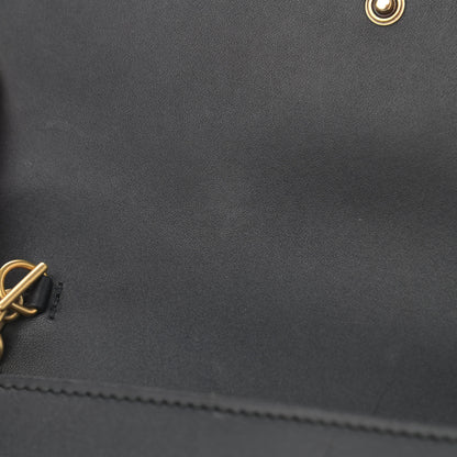 Gucci Calfskin Queen Margaret Chain Wallet Black 14 of 15