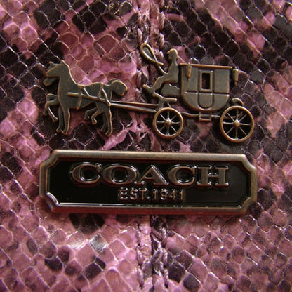 FASHIONPHILE COACHPythonMadisonSophiaTotePurple 6 of 10