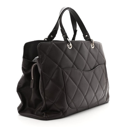 Chanel Soft Caviar Quilted Large CC Timeless Tote Dark Brown 3 of 14
