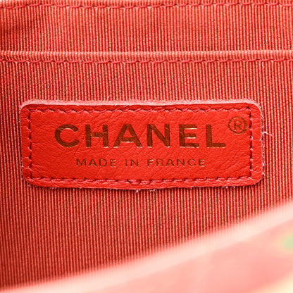 Chanel Lambskin Quilted Floral Jumbo Single Flap Multicolor 5 of 10