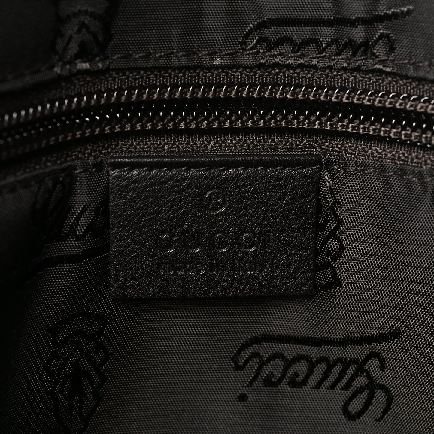 Guccissima Medium Flap Messenger Bag Black