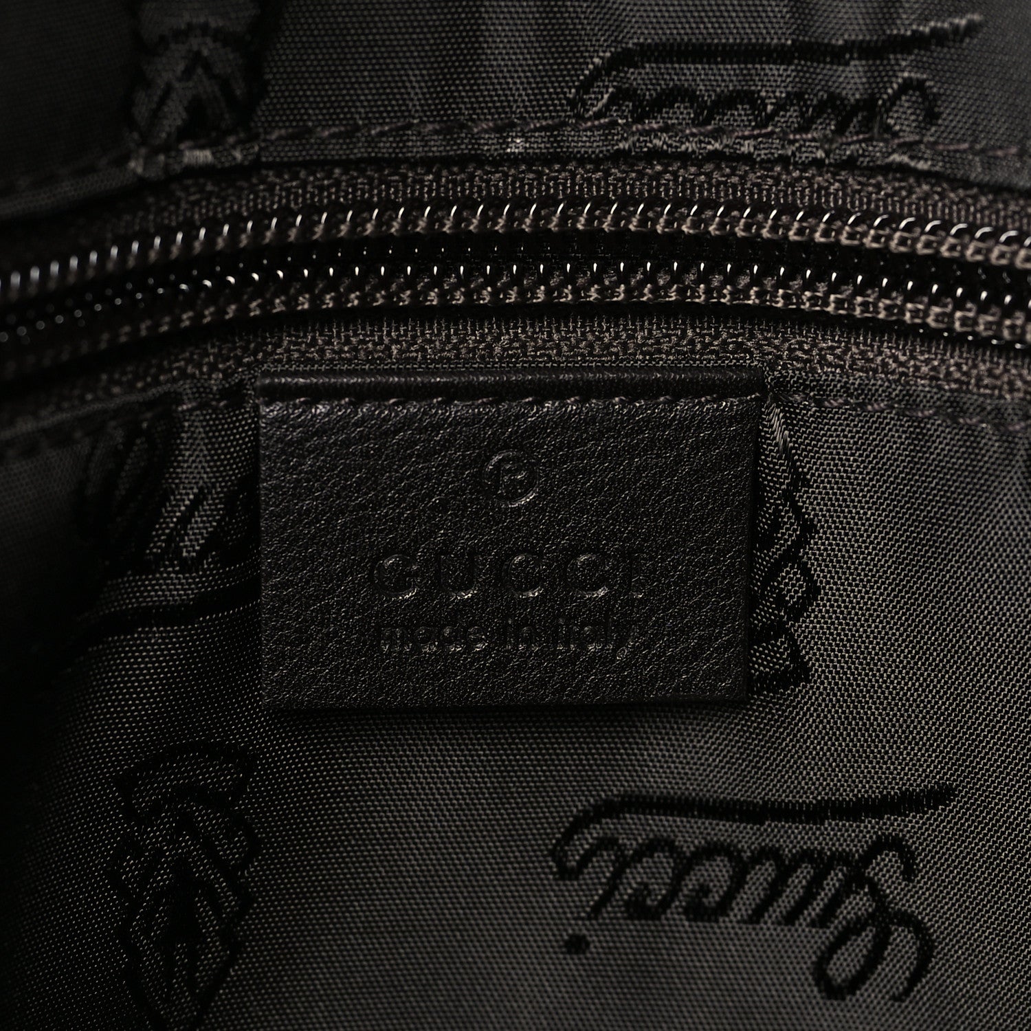 Gucci Guccissima Medium Flap Messenger Bag Black 6 of 9