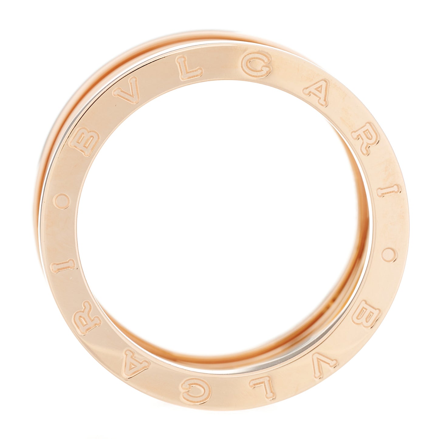18K Rose Gold B.Zero1 Legend Four-Band Ring 66 11.5