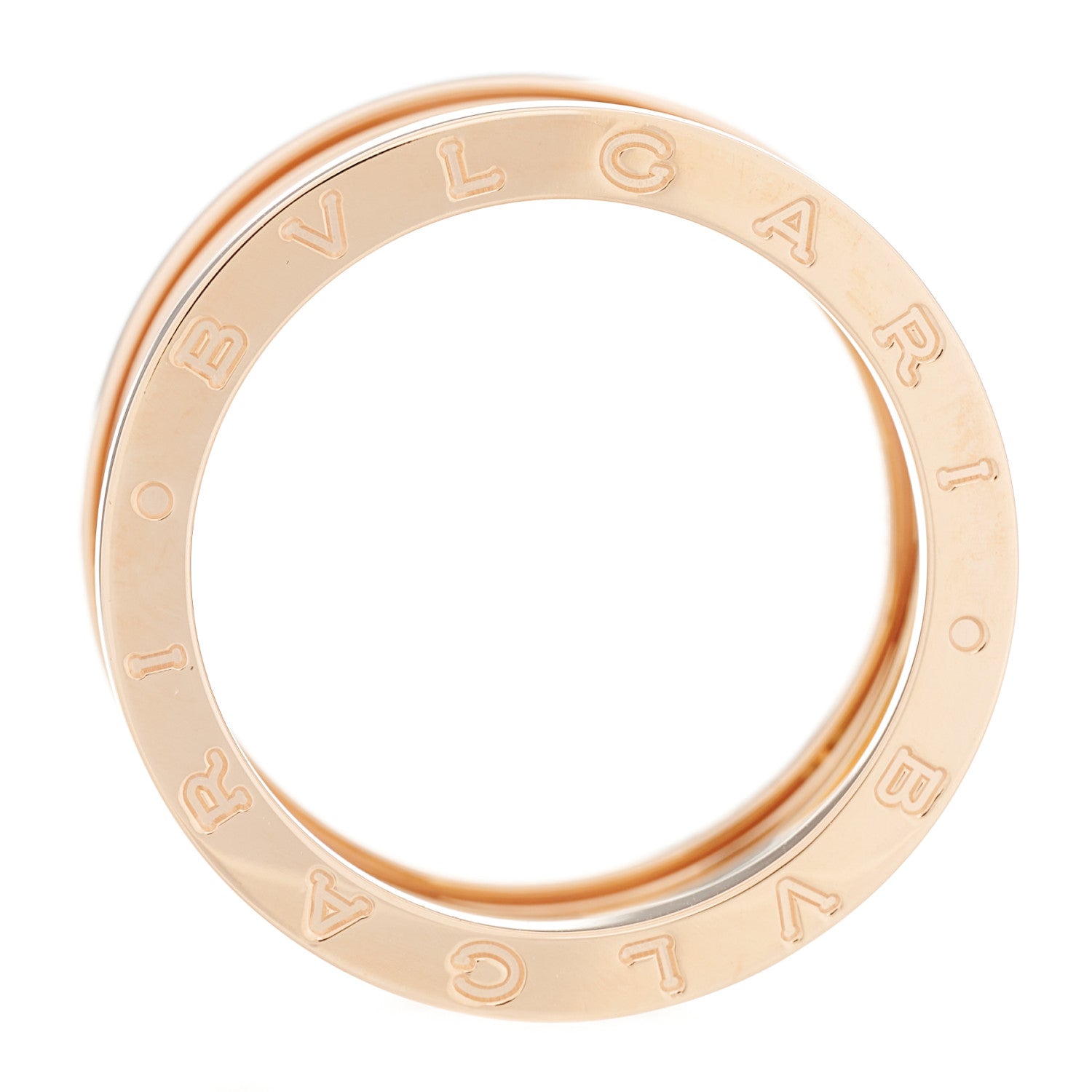 Bulgari 18K Rose Gold B.Zero1 Legend Four-Band Ring 66 11.5 4 of 8