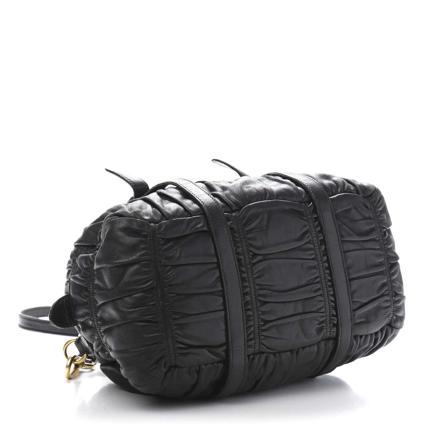 Nappa Gaufre Tote Black