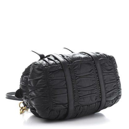 Prada Nappa Gaufre Tote Black 4 of 10