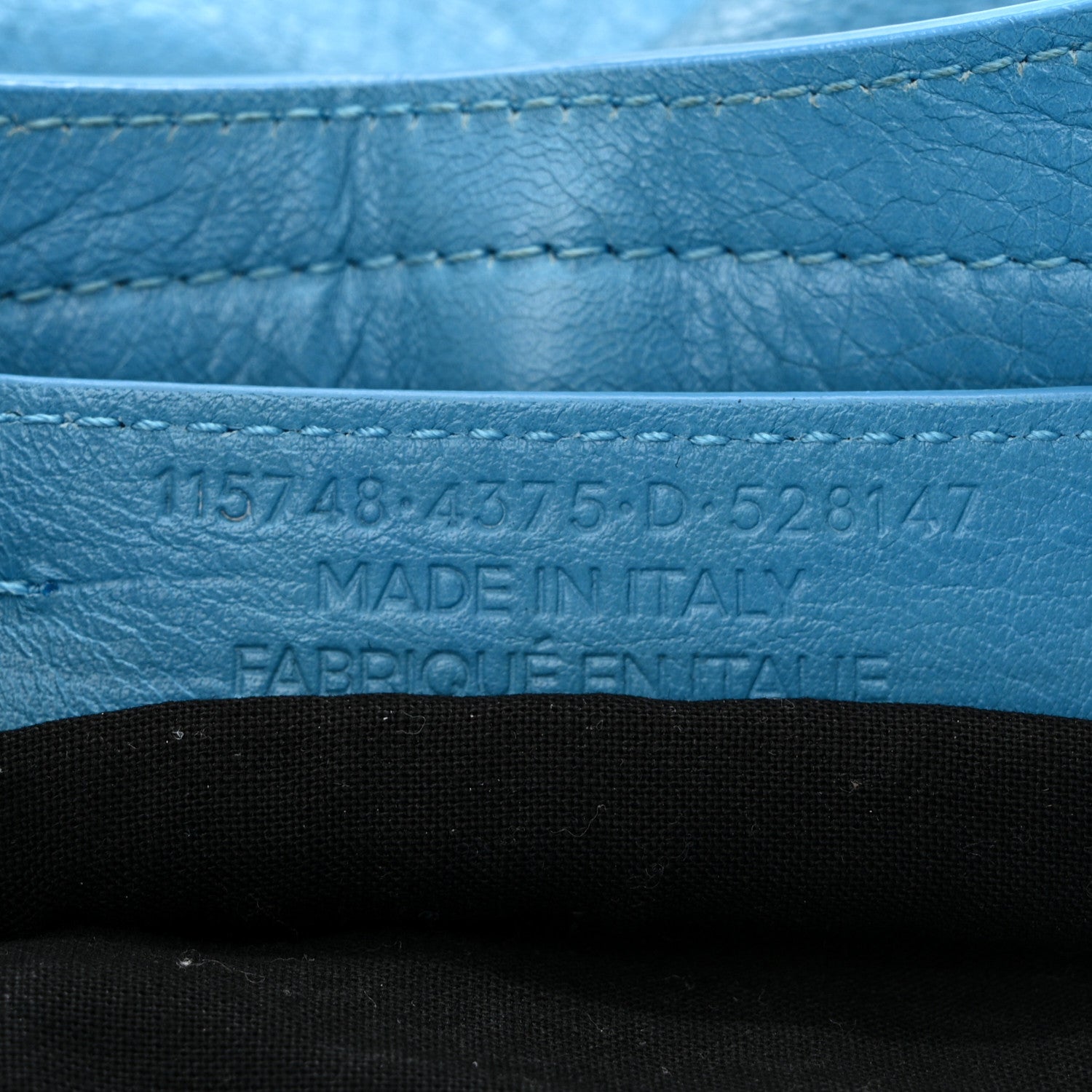 Balenciaga Agneau Classic Silver Hardware City Bleu Azur Clair 8 of 11