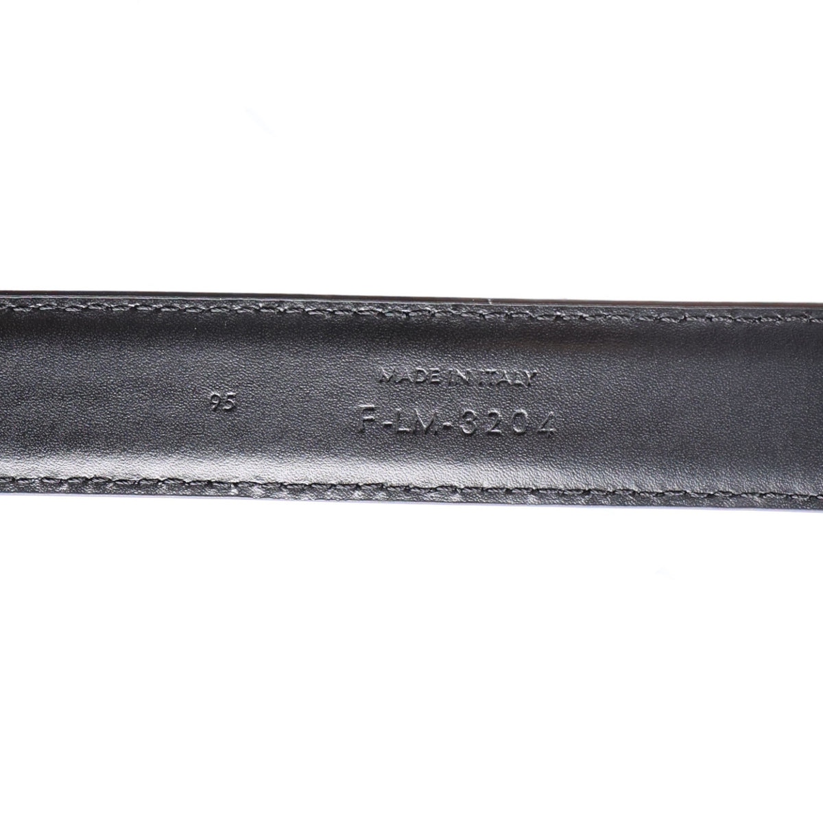 Celine Box Calfskin Medium 25mm Triomphe Belt 95 38 Black 6 of 7