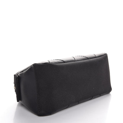 Chanel Coated Canvas Biarritz Cosmetic Cosmetic Case Black 4 of 8