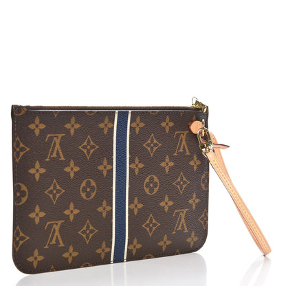 Louis Vuitton Monogram My LV Heritage Neverfull MM GM Pochette Blue Marine White 3 of 7