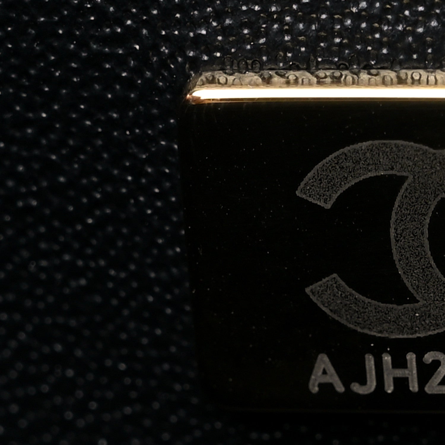 Chanel Lambskin Quilted Mini Rectangular Flap Black White 7 of 11