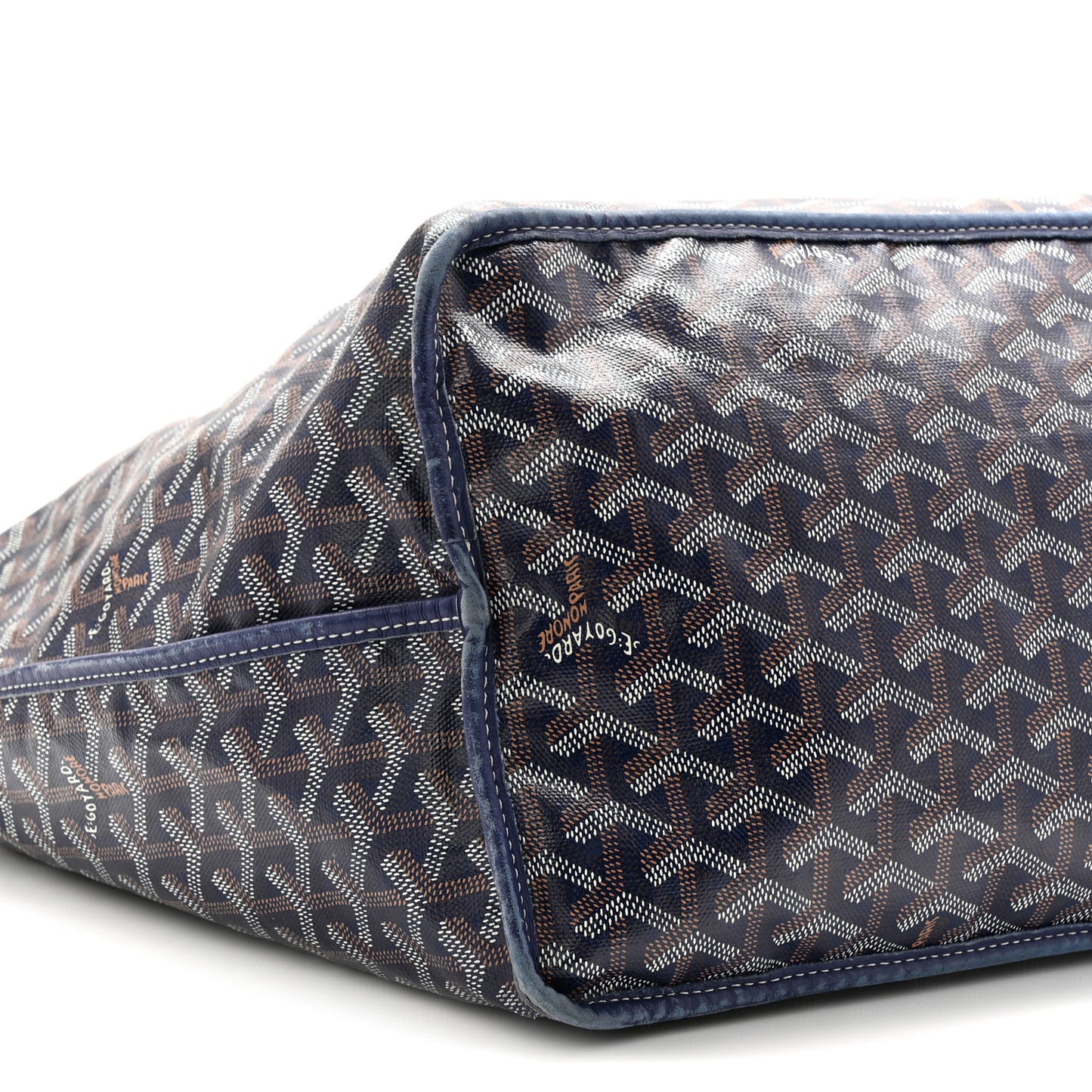 Goyardine Reversible Anjou GM Navy