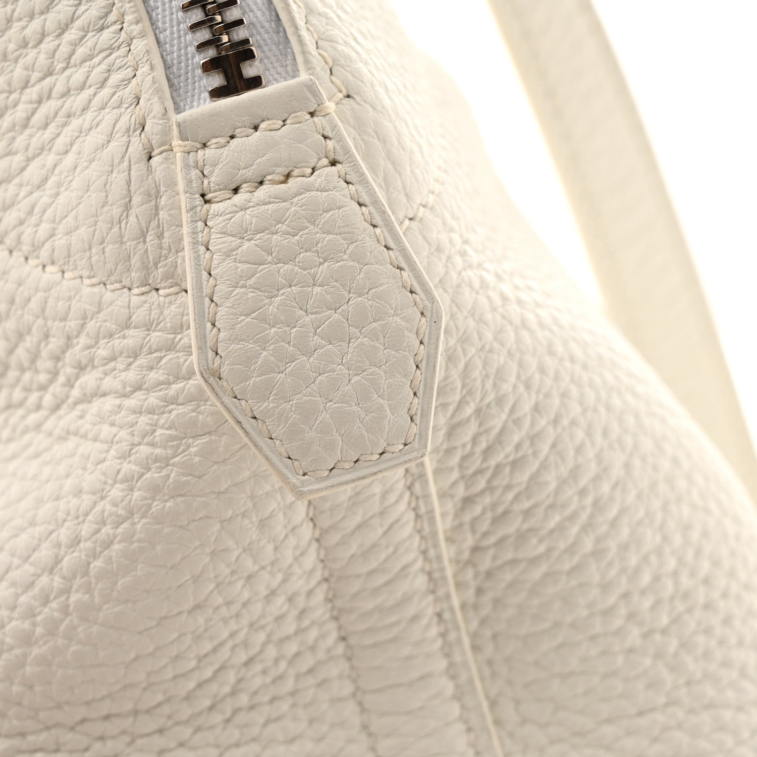 Hermes Taurillon Clemence Bolide 31 White 13 of 13