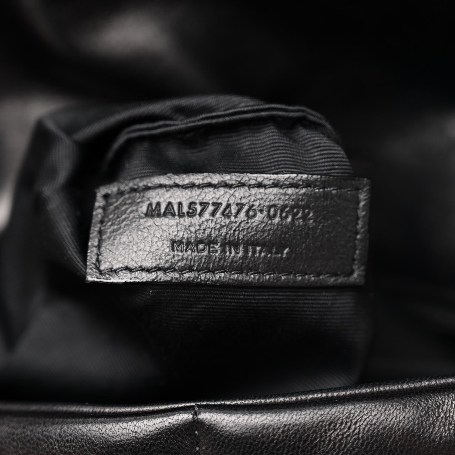 Saint Laurent Lambskin Quilted Monogram Monochrome Small Loulou Puffer Chain Satchel Black 8 of 12