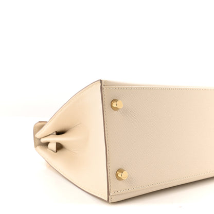 Hermes Epsom Kelly Sellier 28 Craie 9 of 10