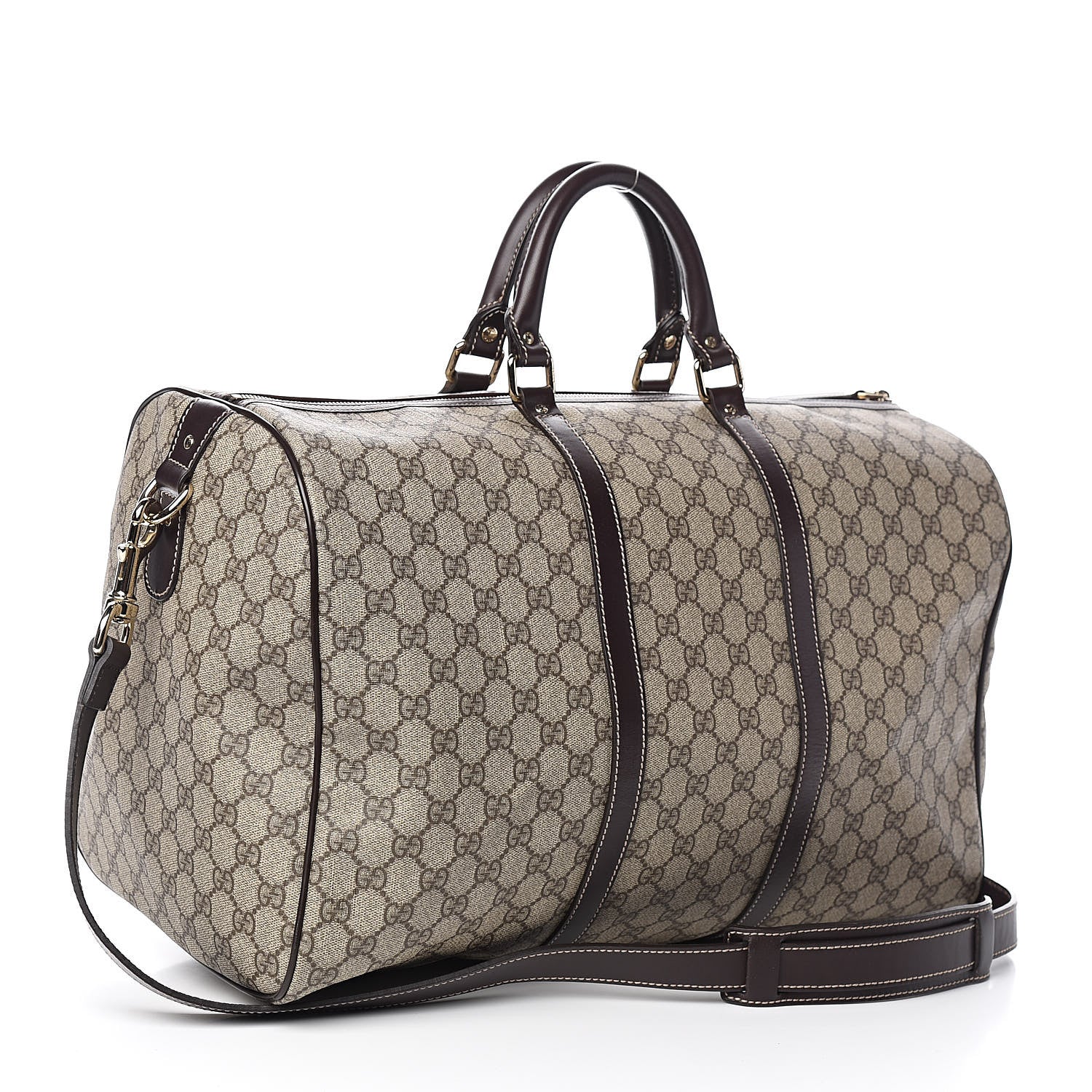 Gucci GG Plus Monogram Large Joy Boston Dark Brown 3 of 10