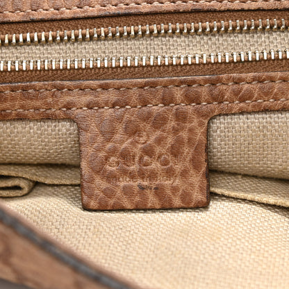 Gucci Guccissima Old Libeccio Medium New Jackie Hobo Old Naturale 6 of 11