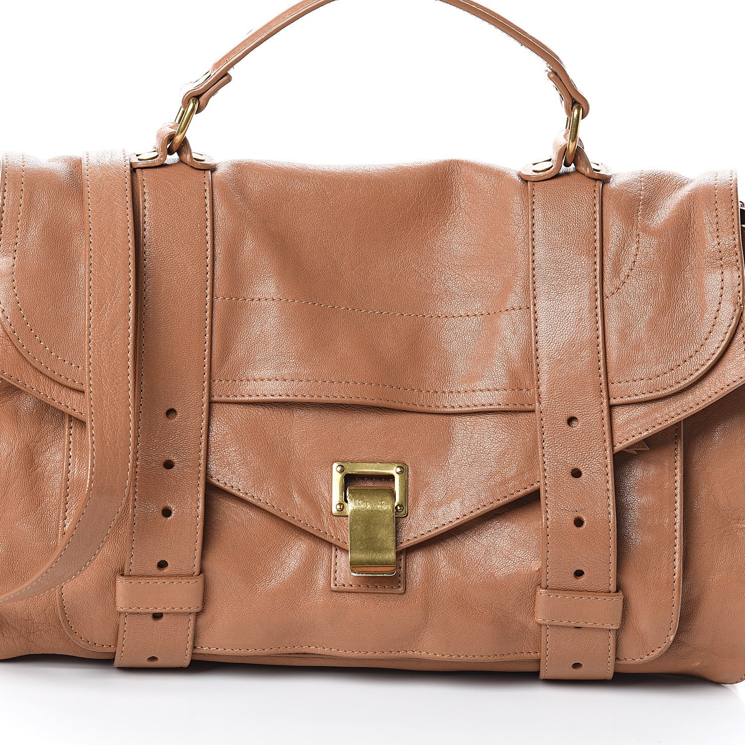 Proenza Schouler Lambskin Medium PS1 Satchel Dune 6 of 8
