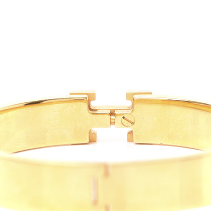 Hermes Enamel Narrow Clic Clac H Bracelet PM Bleu Royal 3 of 4