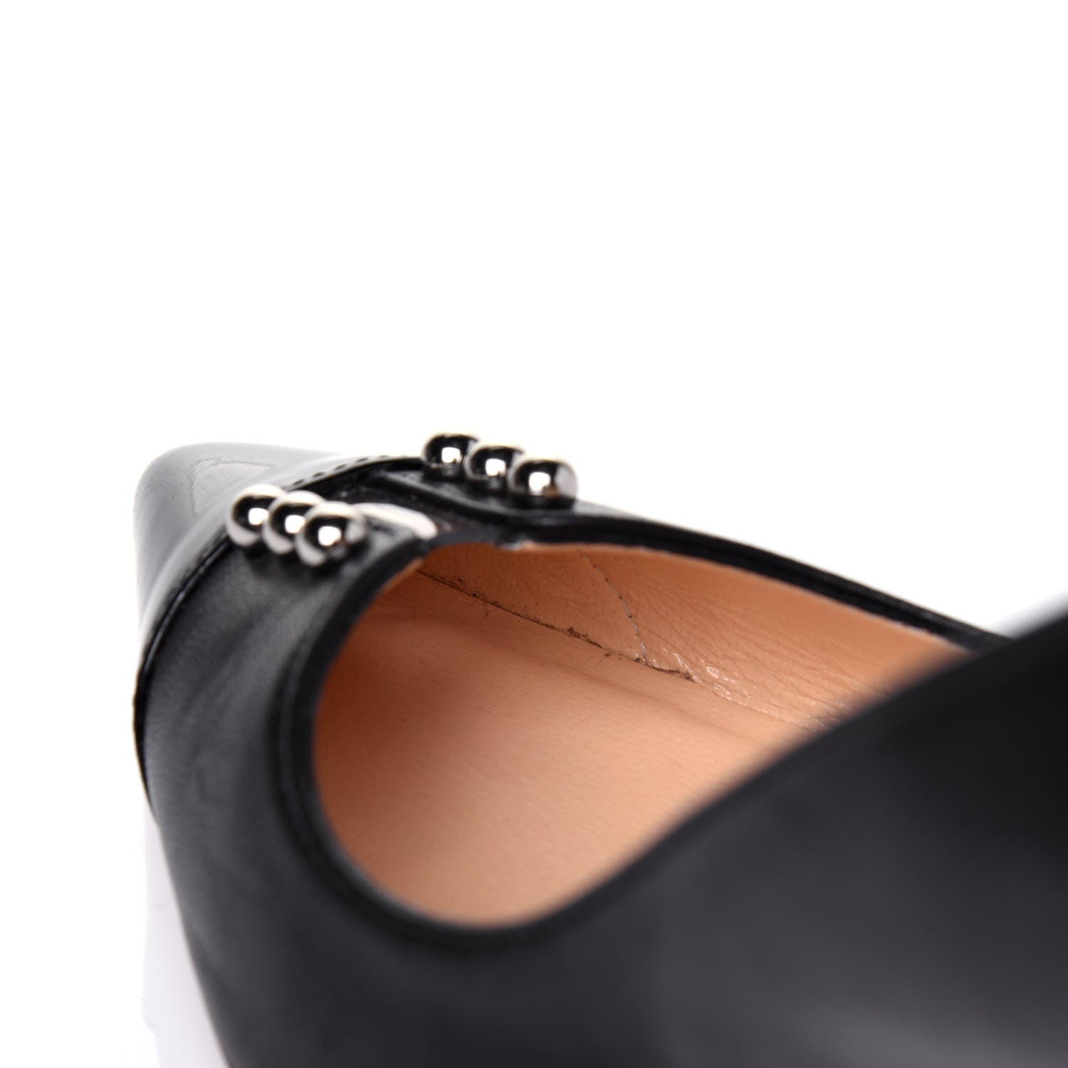 Christian Louboutin Nappa Patent Studded Predupump 85 Pumps 35 Black 12 of 15