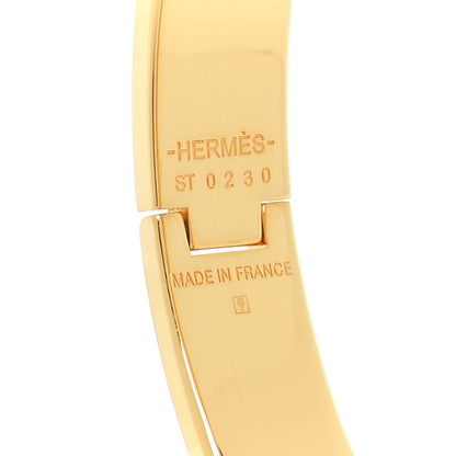 Hermes Enamel Narrow Clic Cadenas Bracelet PM White 5 of 5