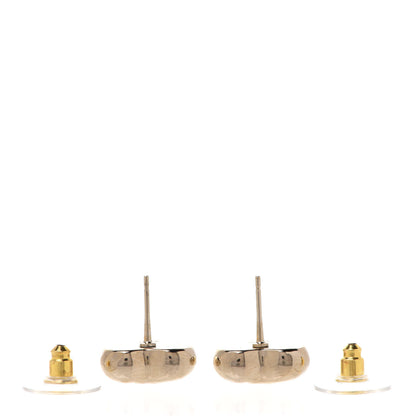 Chanel CC Heart Earrings Gold 3 of 5