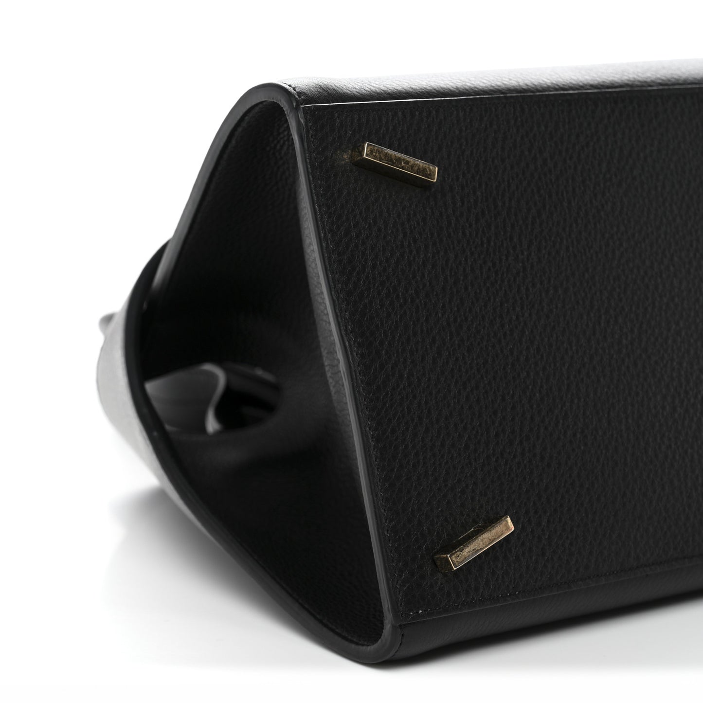 Calfskin Small Hug Bag Black