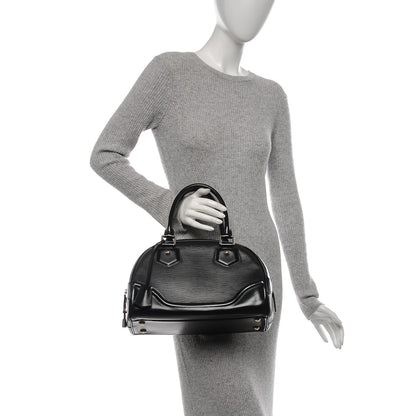 Louis Vuitton Epi Bowling Montaigne PM Black 2 of 7